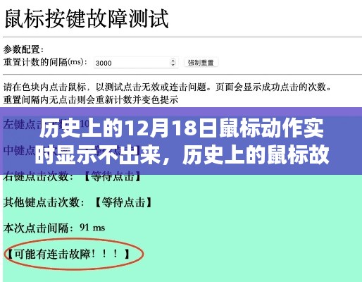 历史上的鼠标故障解决指南,解决鼠标动作实时显示不出来的故障