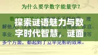 探索谜语魅力与数字时代智慧,谜面断字与百度搜索的奇妙结合