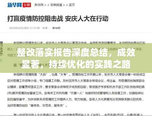 整改落实报告深度总结,成效显著,持续优化的实践之路