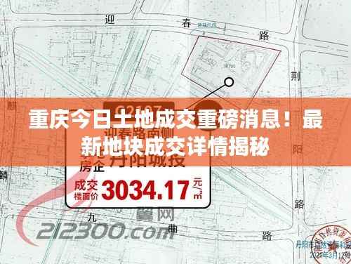 重庆今日土地成交重磅消息！最新地块成交详情揭秘