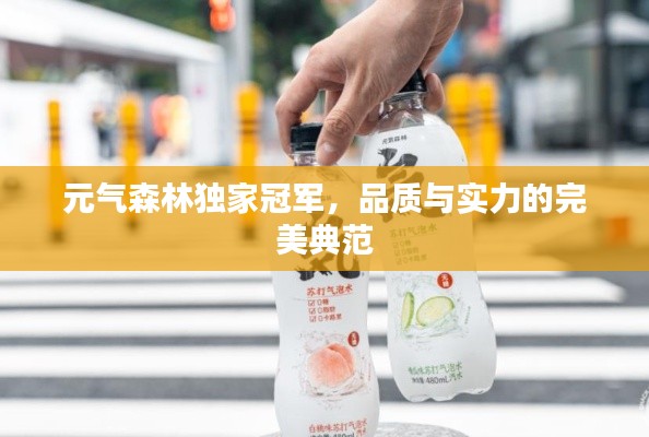 元气森林独家冠军,品质与实力的完美典范